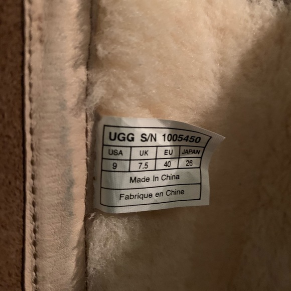 Ugg Boots Knee High Rosen Size 9 Fleece Lined - Picture 6 of 6